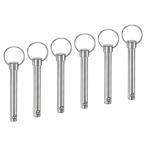 M METERXITY 6 упаковка Release булавка диаметр 3/8 дюймовый [10mm] использование длина 2.56 дюймовый [65mm] судно . структура / лодка / для трейлера 2.