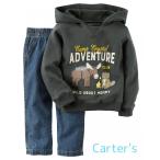 送料無料 Carter's カーターズ 海外子ども服 インポート子ども服 ブランド子ども服 セットアップ パーカー デニム