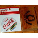 コーラ コカコーラ 缶バッチ 缶バッヂ 缶バッジ　チームコカコーラ 缶バッヂL　Team Coca-Cola 缶バッヂ -L (TC-GL5) /2020 olympic