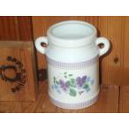 マニー カントリーチェック シリーズ スプーンコンテナ （ ブーケ・ドゥ・ヴィオレット ） カトラリー立て ペン立て 化粧品立て ヴィオレ 雑貨 日本製