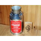 缶 カン ティンカン 輸入品 コーラ コカコーラ アメ雑 アメリカン雑貨　Coca-Cola コカコーラ 8” ミルクカン ガルバナイズド