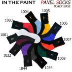 IN THE PAINT インザペイント パネルソックス(ブラックベース) バスケットソックス 売れ筋 csb 2106sl(itp860b)  kinen