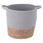 不二貿易 鉢カバー コットン／ガマ 10号 GY 1個箱 商品CD45386 【代引・日時指定・キャンセル不可・北海道沖縄離島配送不可】 -お取リ寄せ-