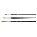 ARTECa- Tec творчество * изобразительное искусство * материалы для рисования кисть * щетка высококлассный дерево ось дизайн кисть 3 шт. комплект товар номер 10753 ваш заказ 