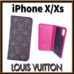 [ хорошая вещь ] Louis Vuitton монограмма folio iPhone кейс iPhone X|Xs iPhone10/10S M63444 rose appre6179[ один . быстрое решение ]