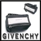 [ как новый - очень красивый товар ]GIVENCHYji van si. Givenchy хлеб гонг сумка чёрный / белый кожаный салон nda цвет заклепки коробка ap8266[ один . быстрое решение ]