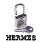 【美品】エルメス カデナ 鍵 124番 バーキンケリーピコタンロック等付属 開けたい方 ペンダントトップにも ap9615【一撃即決】