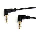 StarTech MU3MMS2RA тонкий 3.5mm стерео Mini штекер аудио кабель обе край L type (90cm* мужской / мужской ) производитель прямая поставка 