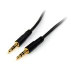 StarTech MU6MMS черный аудио кабель (1.8m/3.5mm 3 высшее Mini штекер / мужской - мужской / стерео звук AUX/ динамик наушники Jack слуховай аппарат код )