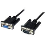 StarTech SCNM9FM2MBK 2m RS232Cシリアルクロス/ヌルモデムケーブル メス/オス