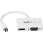 StarTech MDP2HDVGAW белый mDP - VGA/ HDMI изменение адаптер производитель прямая поставка 
