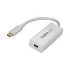 StarTech CDP2MDP ホワイト USB Type-C-Mini DisplayPort 変換ディスプレイアダプタ 4K/60Hz