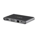 StarTech DKT30CHVSCPD �֥�å� USB Type-C�ɥå��󥰥��ơ������ HDMI/VGA 3x USB 3.0 SD &amp; micro SD �����ɥ����å� USB PD 3.0 �᡼����ľ��