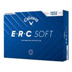 日本正規品 キャロウェイ ERC SOFT(イーアールシーソフト) ボール 2025年モデル ホワイト 1ダース(12個入り)