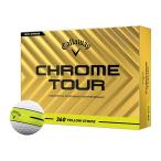  Япония стандартный товар Callaway CHROME TOUR 360 мяч для гольфа 2025 год модели желтый полоса 1 дюжина (12 штук входит )