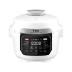 T-fal CY3811J0 ホワイト ラクラ・クッカー プロ 自動調理鍋 (圧力機能搭載)