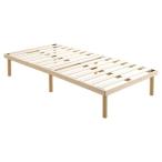  Home вкус ASP-02S сосна материал высота 2 -ступенчатый регулировка с ножками кровать с решетчатым основанием ( одиночный ) натуральный производитель прямая поставка 