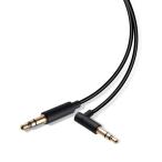 AUXケーブル ELECOM エレコム AX-35ML10BK φ3.5オス-φ3.5オス (L字)スリム 1.0m ブラック