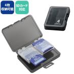  память футляр для карточек ELECOM Elecom CMC-06NSD4 SD кейс 4 шт. входит указатель этикетка номер этикетка compact SD хранение прозрачный модель 4 шт. входит 
