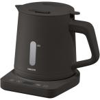 山善 YKU-SC1210J(B) ブラック 温調電気ケトル (1.0L)