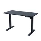 ショッピングpcデスク 昇降デスク 電動 昇降式デスク 一枚板 上下昇降 pc オフィスデスク テレワーク USBポート付き 120×60×71-116cm 耐荷重60kg 組立品 ブラック