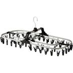 ショッピングJapan CB JAPAN アルミジャンボ角ハンガー52 ピンチ ブラック コグレ