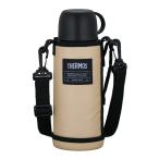 真空断熱2WAYボトル ベージュブラック サーモス FJJ-802WF BEBK 食洗機対応 すべり止め付き ポーチは洗濯機OK 水筒 熱中症対策 THERMOS