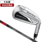 日本正規品 テーラーメイド ステルス HD アイアンセット 5本組(#6〜PW) 2023年モデル テンセイレッド TM60('22)カーボンシャフト R