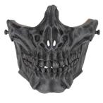 LayLax スカルフェイスガード シャドウブラック