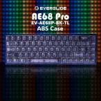 ショッピングキーボード EverGlide EV-AE68P-BK-TL ブラック AE68 Pro Translucent ラピッドトリガー搭載 ゲーミングキーボード (英語配列)