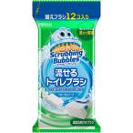 Johnson sk натирание Bubble ... туалет щетка цветочный мыло заменяемая щетка 12 штук 