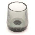 和気産業 GK-315 キズ対策脚音 鉄板入パイプイスキャップ クリアーブラック 4個入