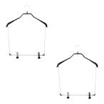 MAWA(マワ) 120654 小山田早織コラボ スタイリングハンガー 2本組 ブラック