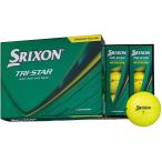 日本正規品 DUNLOP SRIXON TRI-STAR(トライスター) ボール 2026年モデル 1ダース(12個入り) イエロー