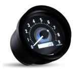  Daytona D21943 VELONA электрический тахометр GB350(21) чёрный корпус / белый LED φ60 9000rpm отображать 