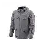 49723 デイトナ(Daytona) バイク用 ジャケット 春秋 CE規格 ソフトプロテクター付属 ストレッチ 撥水 タクティクールパーカー DJ-022 グレー Lサイズ