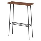 ラック 薄型 ブラック 黒 アイアン 木材 インテリア トイレ 幅40cm シンプル 収納 デポシリーズ 萩原 KR-3852BK メーカー直送