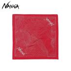 NANGA наан ga Pal bat короткая комедийная пьеса a- карта бандана красный NANGA PARBAT CONTOUR MAP BANDANNA FREE RED NA2253-3F503 N1GTREN4