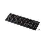 ワイヤレスキーボード ELECOM エレコム TK-FDM088TBK ワイヤレスフルキーボード メンブレン式 メカニカルライク 1000万回高耐久 ブラック メーカー直送