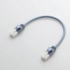 LAN кабель ELECOM Elecom LD-GPYT/BU015 ушко поломка предотвращение мягкость LAN кабель Cat6 основа 0.15m голубой 