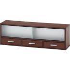 不二貿易 52184 カウンター上収納サージュ 90幅 BR ブラウン