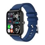 スマートウォッチ スマートR A-80 ネイビー 腕時計 時計 レディース メンズ 防水 運動 睡眠 血中酸素 心拍数 健康管理 通話機能 録音機能 誕生日 プレゼント