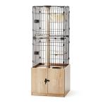 ショッピングケージ 猫 PKC-600 アイリスオーヤマ 爪とぎ おしゃれ キャットケージ 隠れ家キャットケージ スリム 猫 ケージ ペット用品