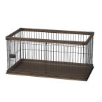 アイリスオーヤマ PWSR-1260LV ウォールナット 犬用サークル メーカー直送