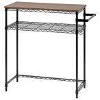 ショッピングアイリス アイリスオーヤマ CMM-PRL7590-B ブラック カラーメタルラック ロータイプ メーカー直送