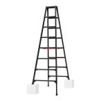 長谷川工業 脚部伸縮式専用脚立(ブラックレーベル) 8尺 RYZB-24 法人限定 メーカー直送