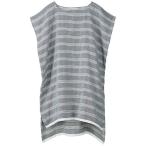 kojito Izumi . тканый горячая вода ... большой размер W марля пончо серый 