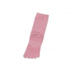 神戸生絲 婦人ゆったり5本指滑り止めソックス ピンク 23-25cm 3305 メーカー直送