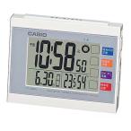 CASIO Casio глаз ... часы радиоволны настольные часы электро-магнитные часы настольные часы класть часы часы цифровой DQL-210J-7JF белый жизнь окружающая среда извещение сигнализация 