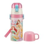 スケーター SKCP3 プリンセス 22 2WAYステンレス キッズ 水筒 350ml コップ・ストロー式 ディズニー